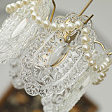 Floral Taklampa I Glas