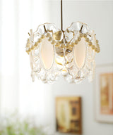 Floral Taklampa I Glas