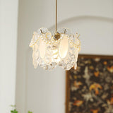 Floral Taklampa I Glas