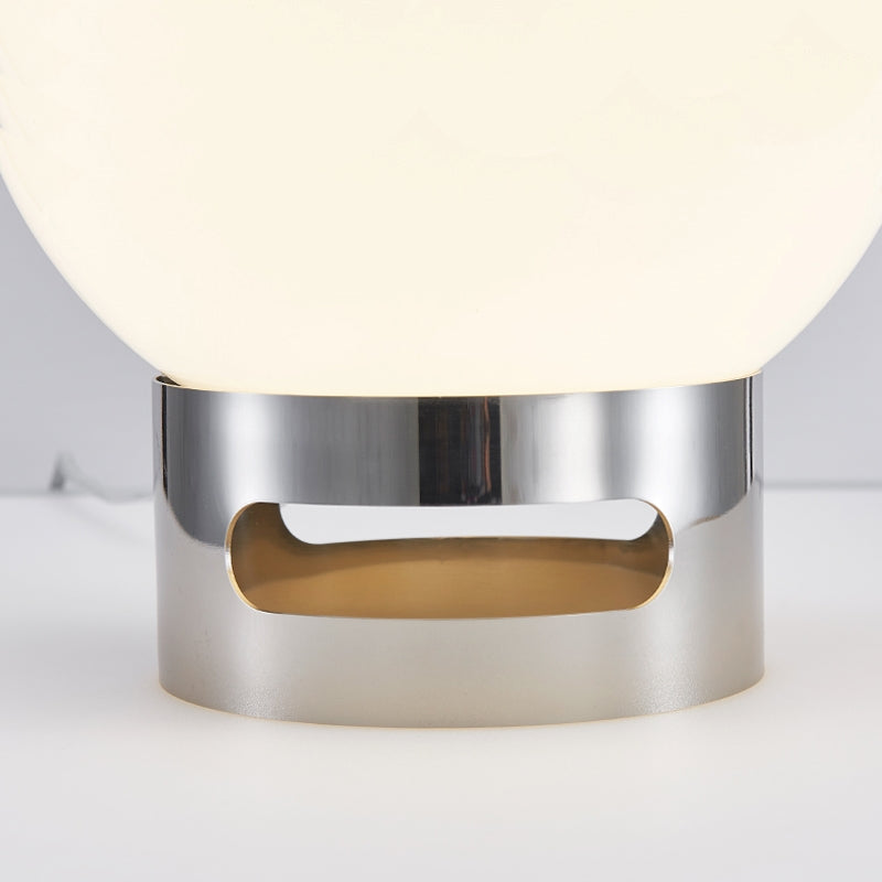 Fransk Bauhaus-Bordslampa I Opal