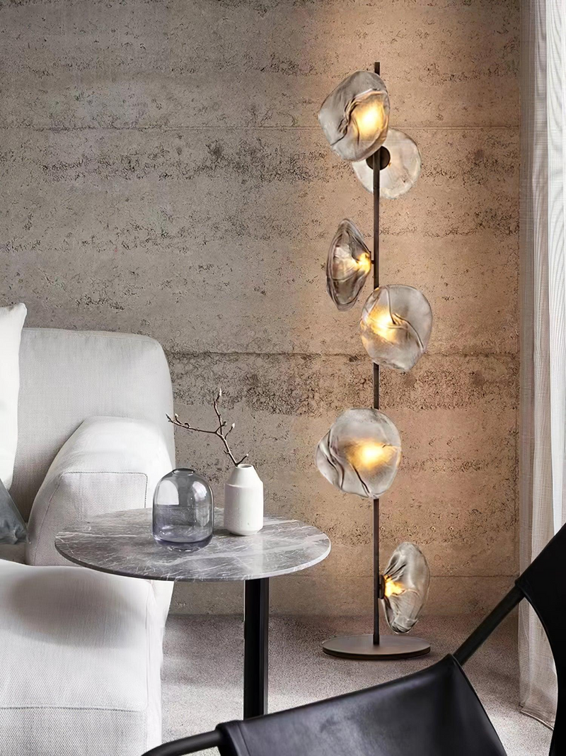 Lampa podłogowa Glass Mesh Petals