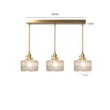 Hängande lampa med Vintage-kristaller