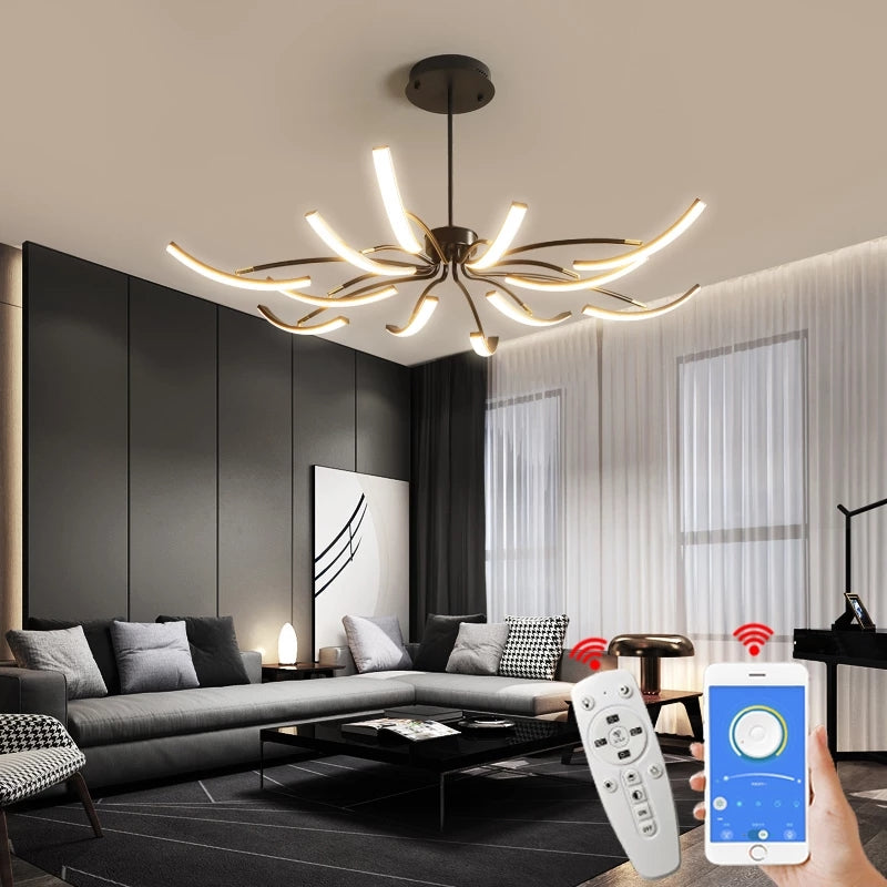 Designerska lampa sufitowa Luster