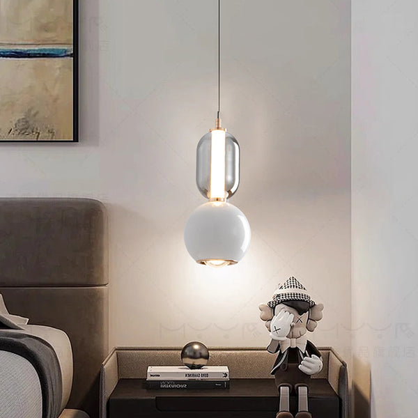 Szklana lampa wisząca Nordic Creative