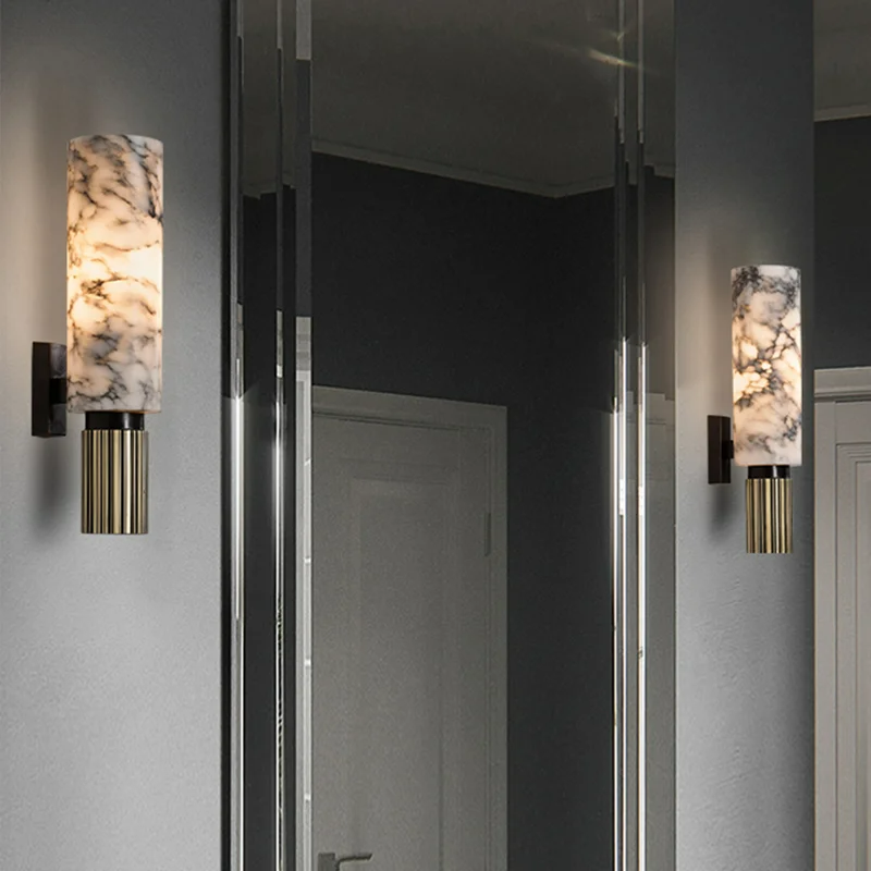 Lampa ścienna Marmeren