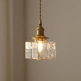 Fatima - Nowoczesna lampa wisząca retro wykonana ze szkła