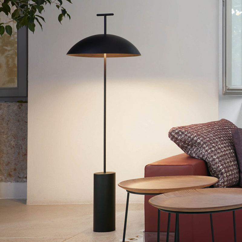 Minimalistyczna skandynawska lampa podłogowa