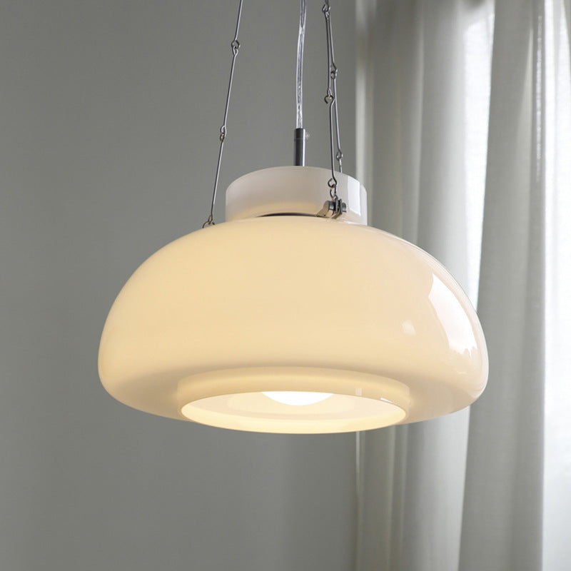 Mleczna lampa wisząca