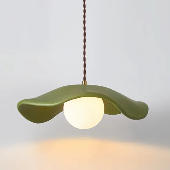 Kreativ Wabi Sabi-Hänglampa För Matsalen Med Lotusblad