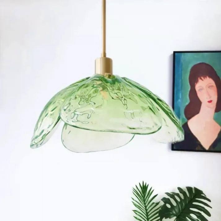 Kreativa Blomblad Hängande Nattduksbordslampa