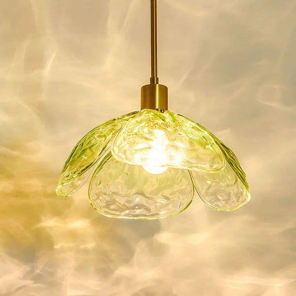 Kreativa Blomblad Hängande Nattduksbordslampa
