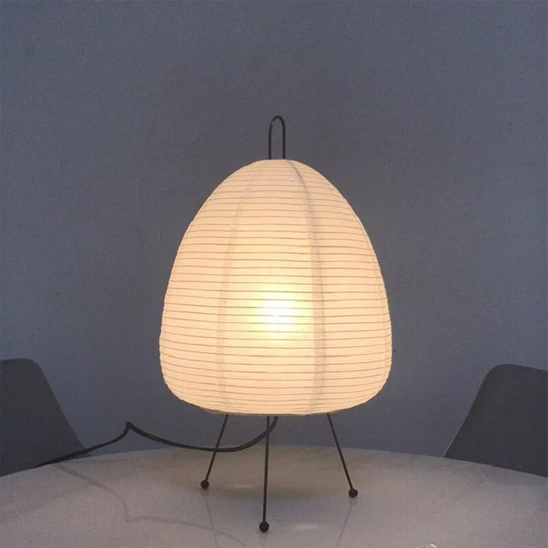 Lampa av japanskt rispapper