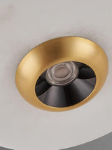 Lampa Med Flygande Tefat I Marmor