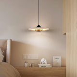 Lampa Med Flygande Tefat I Marmor