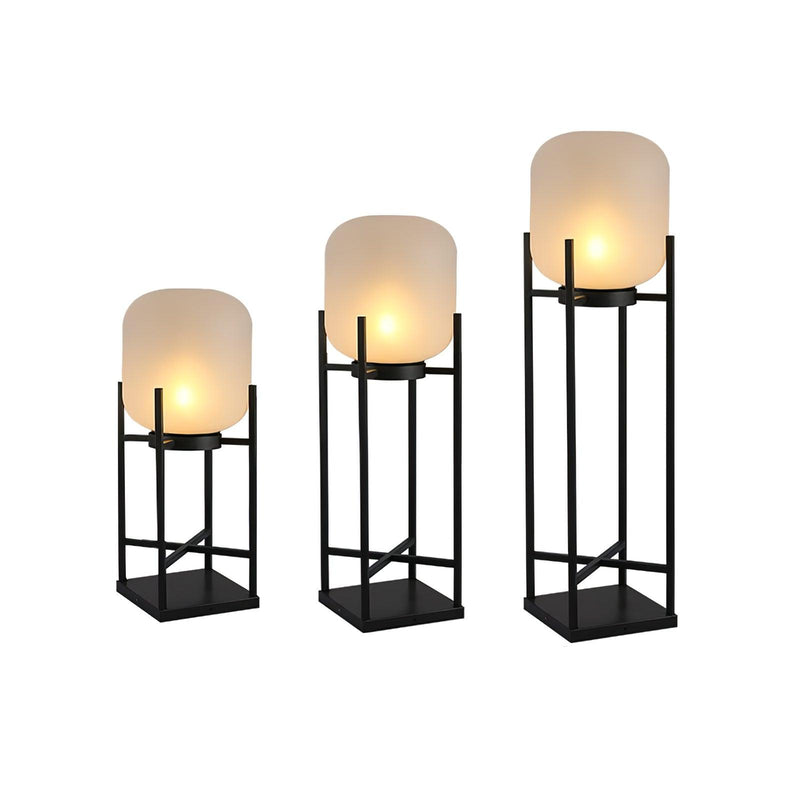 Zewnętrzna solarna lampa podłogowa Lantern