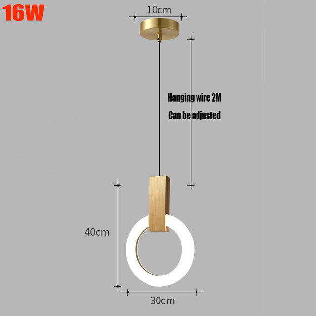 Lampa wisząca Nordic Ring Led