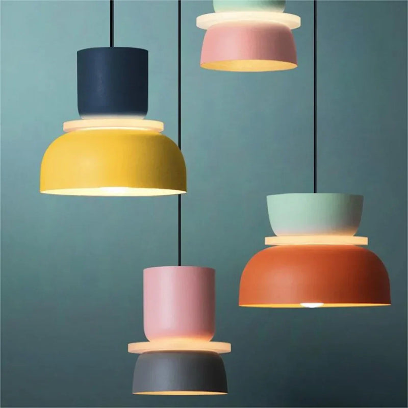 Kolorowa lampa wisząca Dulcy Nordic