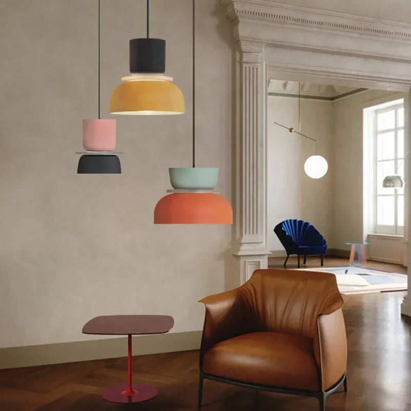 Kolorowa lampa wisząca Dulcy Nordic