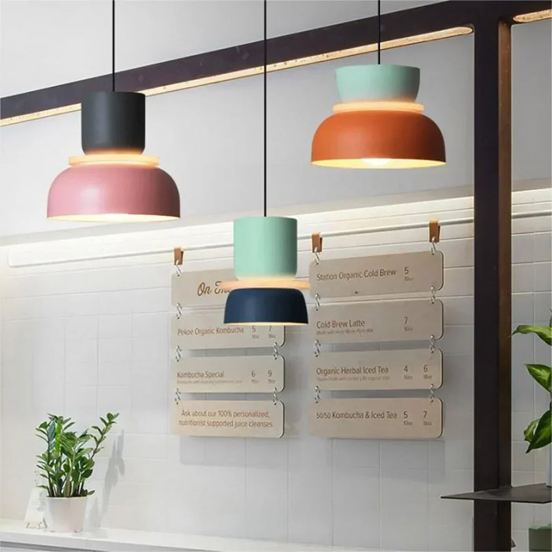 Kolorowa lampa wisząca Dulcy Nordic