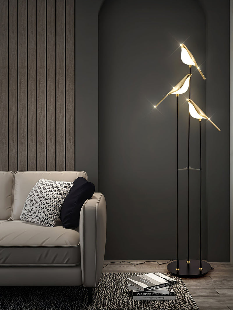 Lampa podłogowa Magpie Perch Torchiere Lamp