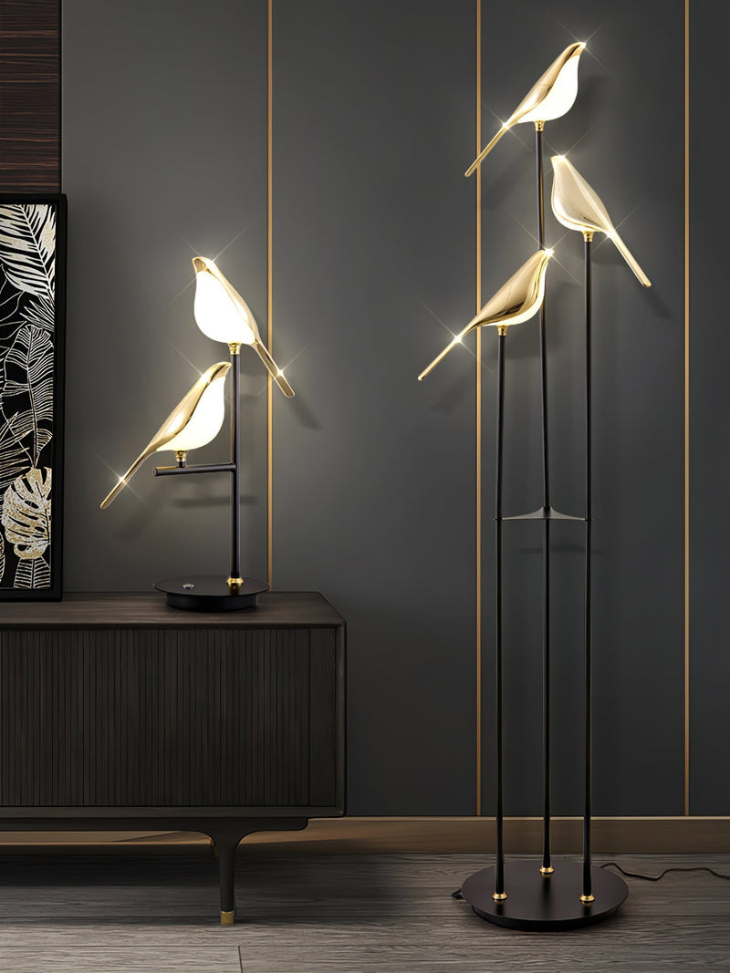 Lampa podłogowa Magpie Perch Torchiere Lamp