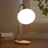 Marshmallow Bordslampa I Metall Och Glas