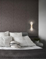 Melanżowa, wydłużona lampa ścienna z alabastru
