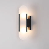 Melanżowa, wydłużona lampa ścienna z alabastru