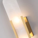 Melanżowa, wydłużona lampa ścienna z alabastru