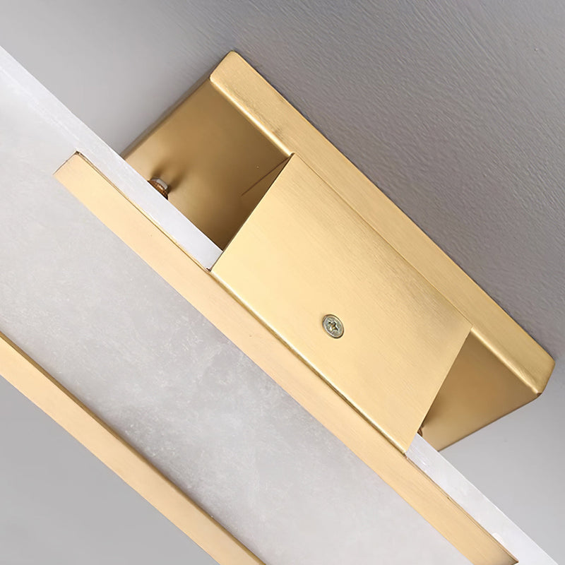 Melanżowa, wydłużona lampa ścienna z alabastru