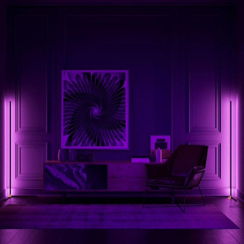Minimalistyczna lampa podłogowa LED