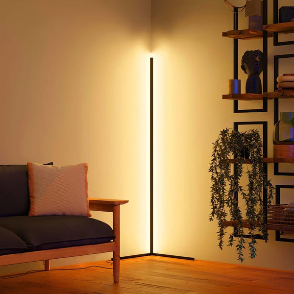 Minimalistyczna lampa podłogowa LED