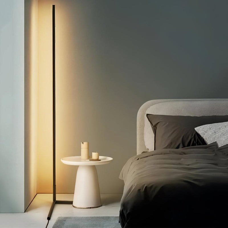 Minimalistyczna lampa podłogowa LED