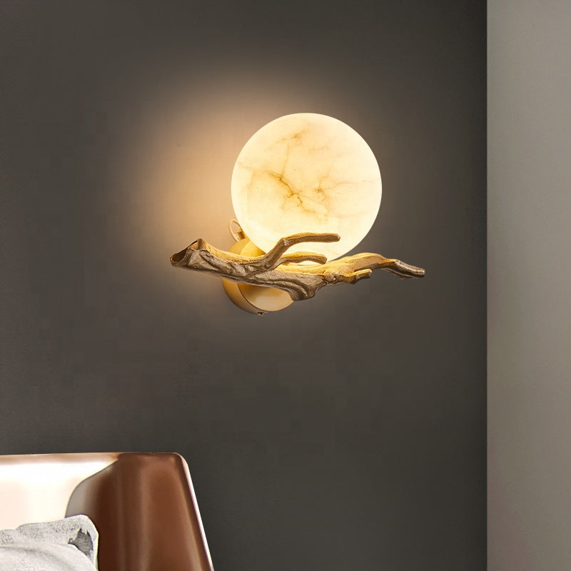 Modern Kreativ Vägglampa I Marmor