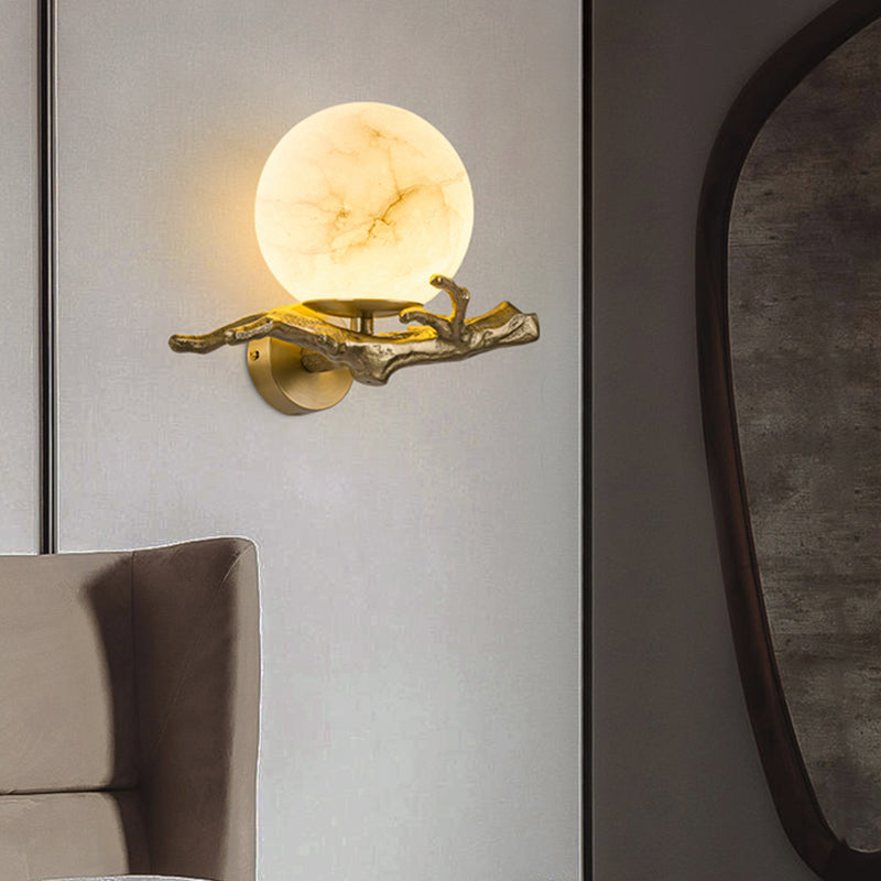 Modern Kreativ Vägglampa I Marmor