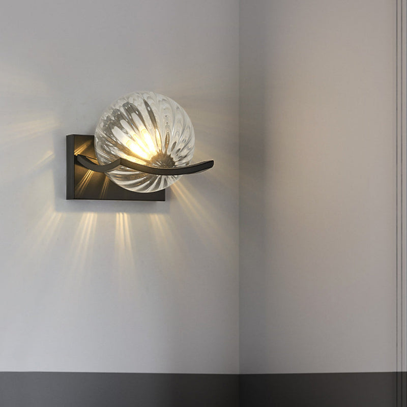 Modern Led-Vägglampa Glas