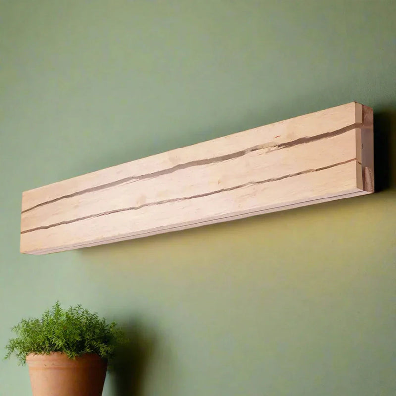 Modern Väggarmatur I Trä Med Tårar Vägglampa För Heminredning