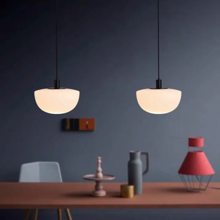 Moderna Sfäriska Pendellampor I Glas