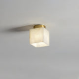 Alabastrowa lampa sufitowa Moon