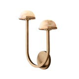 Mushroom Vägglampa I Alabaster