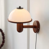 Lampa ścienna z drewna piżmowego