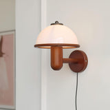Lampa ścienna z drewna piżmowego