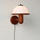 Lampa ścienna z drewna piżmowego