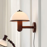 Lampa ścienna z drewna piżmowego