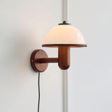 Lampa ścienna z drewna piżmowego