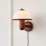 Lampa ścienna z drewna piżmowego