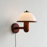 Lampa ścienna z drewna piżmowego