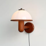 Lampa ścienna z drewna piżmowego