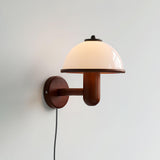 Lampa ścienna z drewna piżmowego