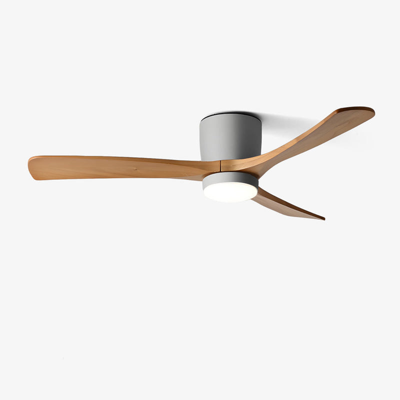 Dřevěný stropní ventilátor